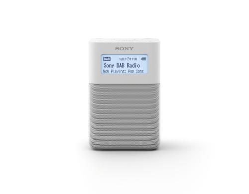 Sony XDR-V20DW, weiss, DAB+-Radiowecker Portabler DAB+ Radiowecker