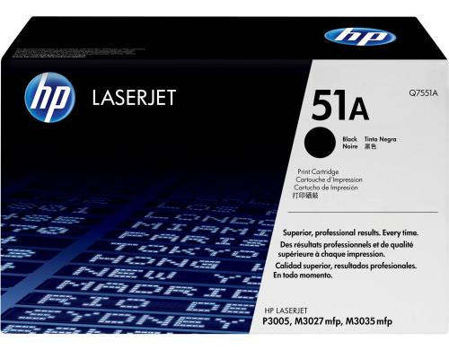 HP Toner 51A - Black (Q7551A) Seitenkapazitt ~ 6'500 Seiten