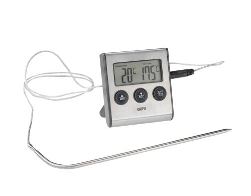 GEFU Bratenthermometer mit Timer TEMPERE Befestigungsmagnet, aufstellbares Display