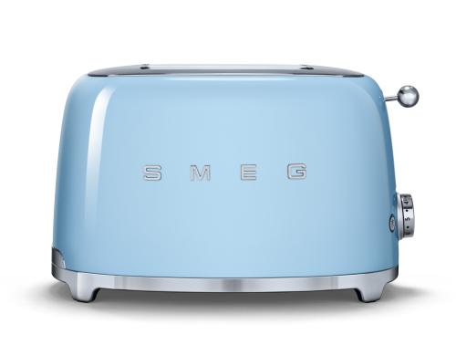 SMEG Toaster 50's TSF01PBEU 2 extra breite Toastschlitze, 950 Watt