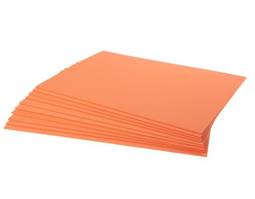 Folia Moosgummi orange 10 Bogen  20x29cm