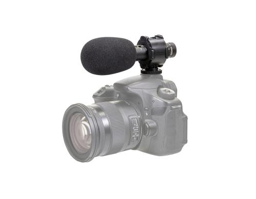 Drr Richtmikrofon CV-04 Stereo zu DSLR, DSLM und Camcordern