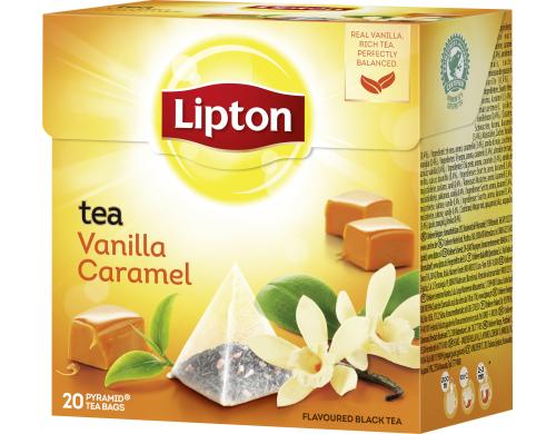 Lipton Teebeutel Vanilla Caramel 20 Teebeutel, Schwarztee/Frchtetee