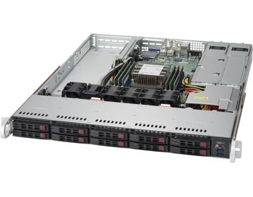 Supermicro 1019P-WTR: Xeon Scalable bis 768GB RAM, 10x 2.5 Hotswap SATA