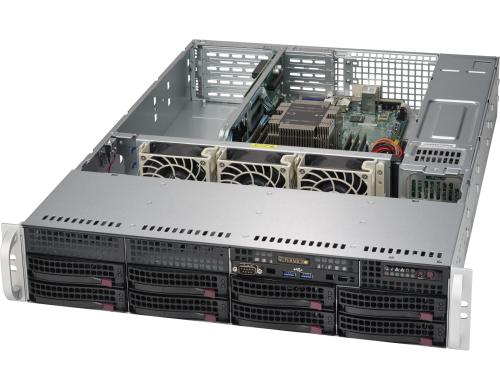Supermicro 5029P-WTR: Xeon Scalable bis 768GB RAM, 8x 3.5 Hotswap, red NT, 10G