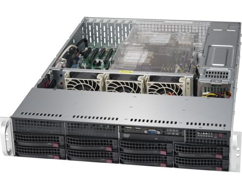 Supermicro 6029P-TR: 2x Xeon Scalable bis 2TB RAM, 8x 3.5 Hotswap, red NT