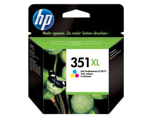 HP Tinte Nr. 351XL - Dreifarbig (CB338EE) 8.5ml, Seitenkapazität ~ 580 Seiten