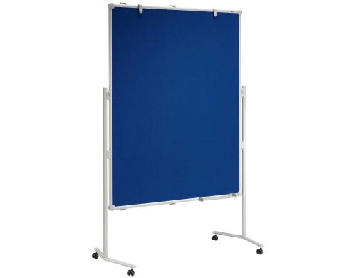 MAUL Moderationstafel MAULpro Textil blau Textil blau, 150x120 cm