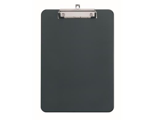 MAUL A4 Schreibplatte Kunststoff schwarz mit Bgelklemme