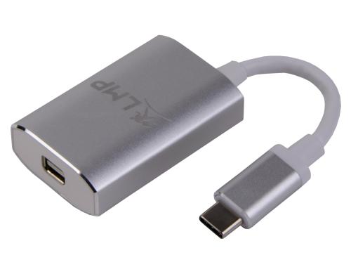 LMP USB-C 3.1 zu Mini-Displayport Adapter Aluminium Gehuse, silber, 4K@60hz