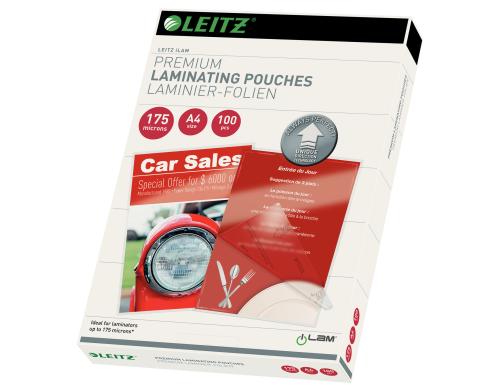 Leitz iLAM UDT Heisslaminierfolien A4 175 mic, 100 Stck