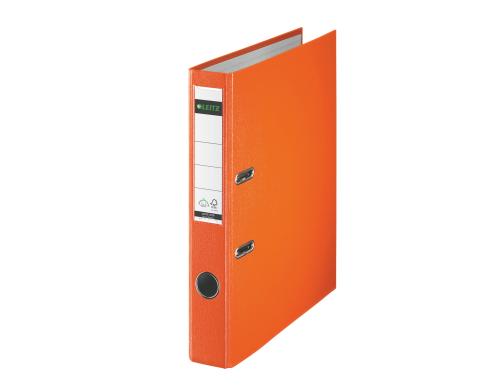 Leitz Qualitts-Ordner Swiss Edition orange, schmal, 180 Mechanik, PP