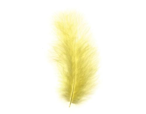Glorex Marabu-Federn gelb 2g, ca 15 Stck