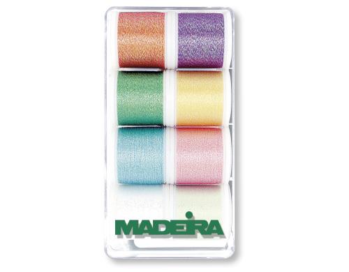 Madeira Nh- und Stickgarn Metallic Opal Garnbox, 8 Spulen  200m