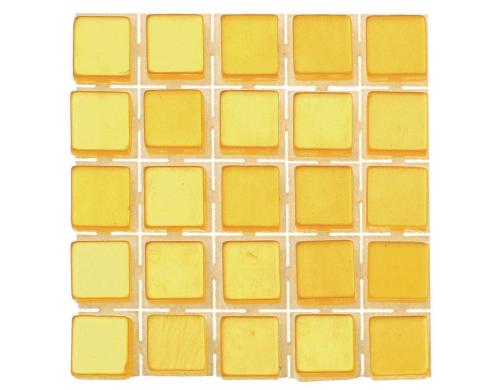 Glorex Mosaiksteine selbstklebend gelb 5 x 5 mm, 119 Stck