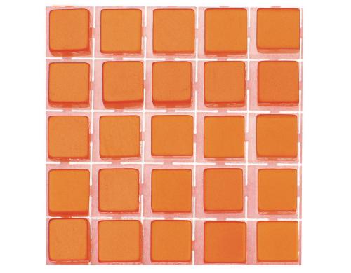 Glorex Mosaiksteine selbstklebend orange 5 x 5 mm, 119 Stck