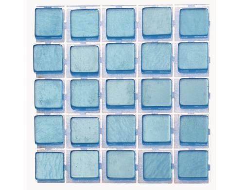 Glorex Mosaiksteine selbstklebend hblau 5 x 5 mm, 119 Stck