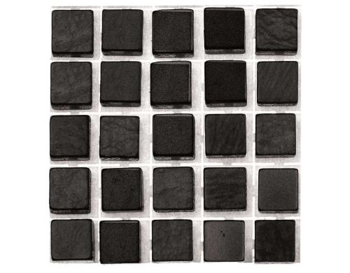 Glorex Mosaiksteine selbstklebend schwarz 5 x 5 mm, 119 Stck