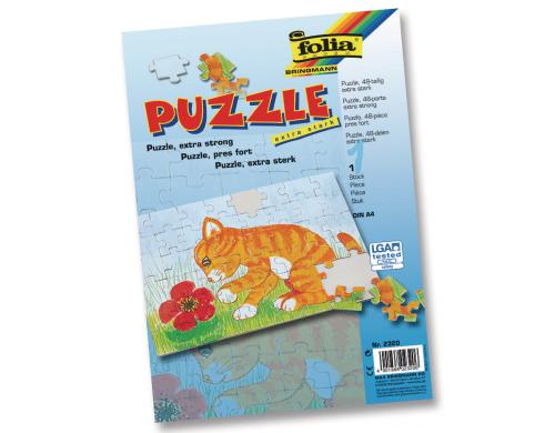 Folia Papp Puzzle A4 48-teilig