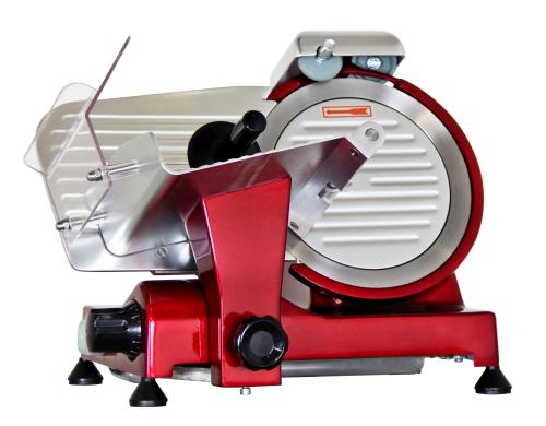 Weber Home Aufschnittmaschine AM220R rot, Messerdurchmesser 22 cm