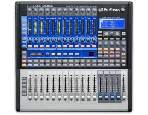 Presonus StudioLive 16.0.2 USB 6x2 Performance/Recording Digital Mixer