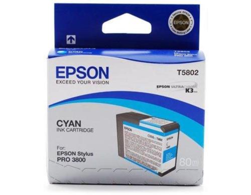 Tinte Epson C13T580200 cyan, 80ml zu Stylus Pro 3800