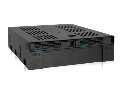 ICY DOCK Backplane 3.5/2.5 MB322SP-B Metall-Backplane 2HE, fr 3-in-2 SATA-HDD