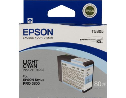 Tinte Epson C13T580500 light cyan, 80ml zu Stylus Pro 3800