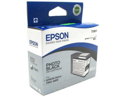 Epson Tintenpatrone photo schwarz (C13T580100, T5801)