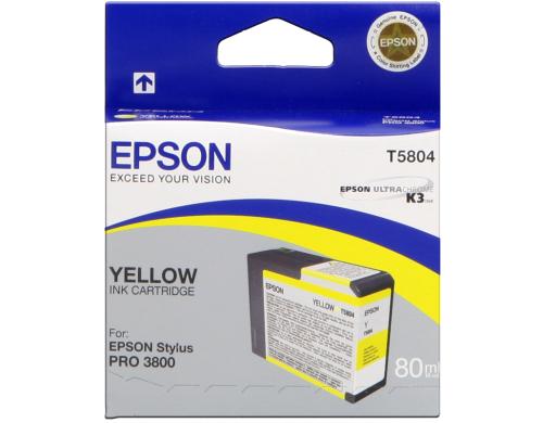 Tinte Epson C13T580400 yellow, 80ml zu Stylus Pro 3800