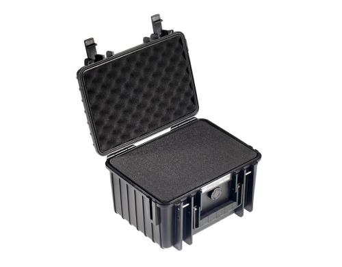 B&W Outdoor-Koffer Typ 2000 - SI schwarz Innenmasse: 249x175x155mm