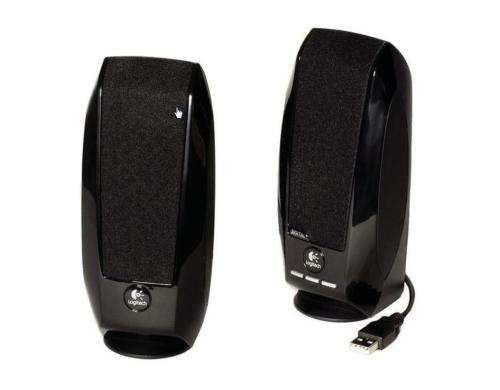 Logitech S150, 2.0 Speakersystem USB OEM sz 5W RMS