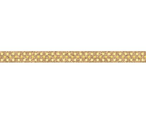 URSUS Cork Tape Punkte gold Grsse 16mm x 1.25m, selbstklebend