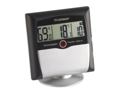 TFA Digitales Thermo-Hygrometer zur Überwachung von Temperatur und Feuchte