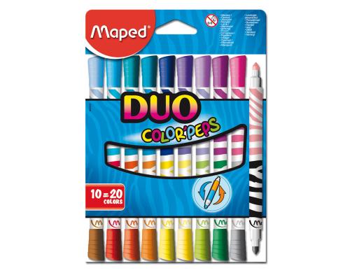 Maped Filzstifte Color Peps Duo 10er 
