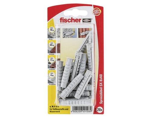 Fischer  90889 Dbel SX 8X40 NV 20 Stck