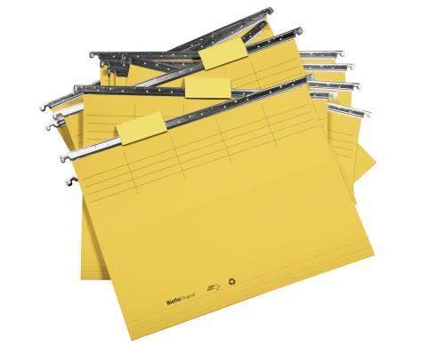 VETRO MOBIL Hngemappen, gelb 25er Packung, 25cm inkl. Zubehr