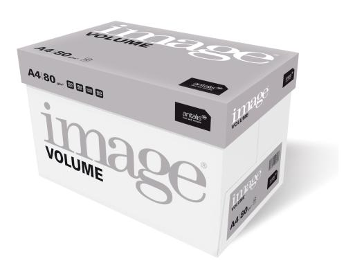 Kopierpapier Image Volume weiss A4 Box  2500 Blatt, holzfrei ECF, 80gr