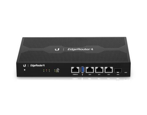 Ubiquiti EdgeRouter-4: 4 Port Router 1Ghz Quadcore, 4x1Gbps, SFP, USB, Konsole