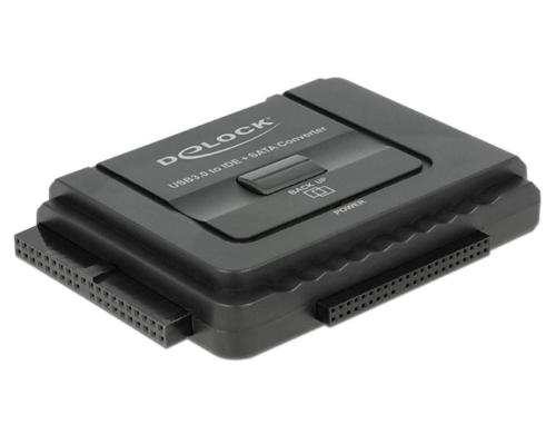 Delock 61486 Converter USB3.0 zu SATA 6Gb/s IDE 40 Pin / IDE 44 Pin mit Backup Funktion
