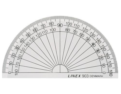 Linex Schulwinkelmesser Durchmesser 100mm 1.5mm Dicke