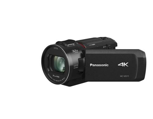 Panasonic Camcorder HC-VX11EG-K 1/2.5'' 8,5MP-BSI Sensor, 4K, 24x opt. Zoom