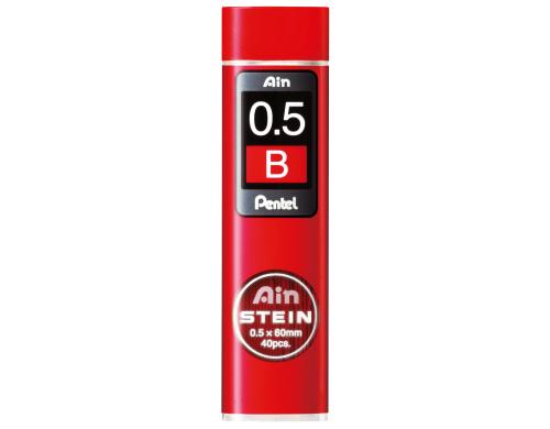 Pentel Druckbleistift-Minen Ain Stein 0.5mm B, 40 Minen pro Dose