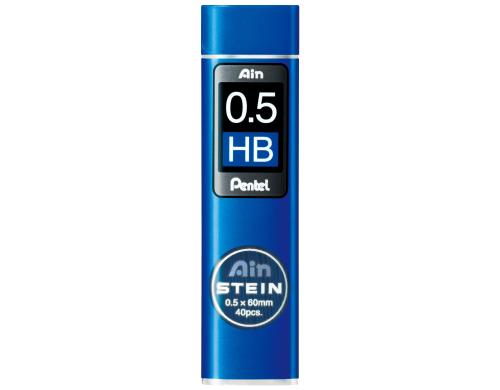 Pentel Druckbleistift-Minen Ain Stein 0.5mm HB, 40 Minen pro Dose