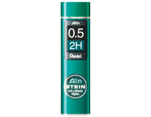 Pentel Druckbleistift-Minen Ain Stein 0.5mm 2H, 40 Minen pro Dose