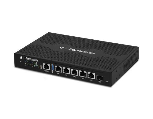 Ubiquiti EdgeRouter-6P: 6 Port PoE Router 5x LAN, 1xSFP, 1x RJ-45 Console