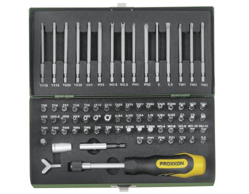 Proxxon Werkzeug-Set 1/4, 75-tlg.