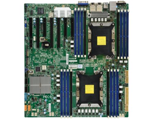 Supermicro X11DPH-T: LGA3647, Scalable Intel C624, 16xDDR4, PCIe