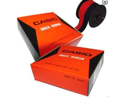 Casio Nylon-Farbband schwarz/rot fr druckende Taschenrechner