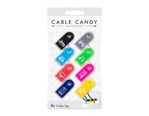 Cable Candy Tag Mix 8x verschiedene Farben
